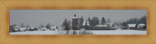 Bartąg koło Olsztyna piękna wieś w dolinie rzeki Łyny na Warmii i Mazurach