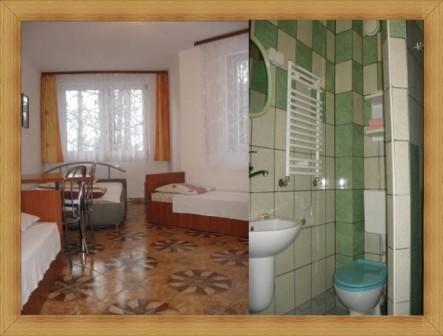 Wieloosobowy pokój z łazienką Hotel Olsztyn Noclegi SAK dla 3 - 4 os.