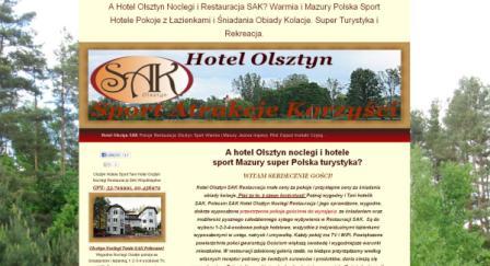 Hotel Olsztyn Noclegi Restauracja SAK strona oficjalna