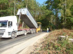 Pierwsza Warstwa Asfaltu ul. Nad Łyną